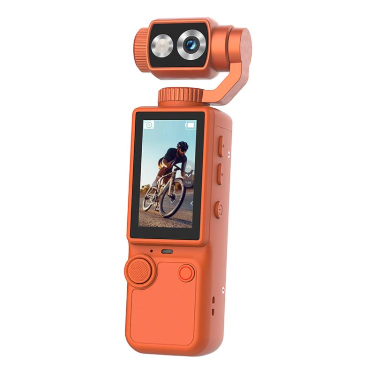 Q8 2 inch IPS Screen 4K Portable Multifunctional Camera — Orange