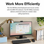 Logitech MK106 Wired Keyboard and Wired Mouse Combo — view 3