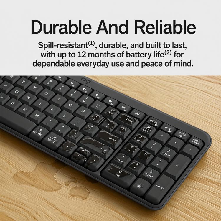 Logitech MK251 Wireless Bluetooth Keyboard and Mouse Combo — view 7