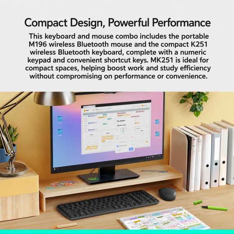 Logitech MK251 Wireless Bluetooth Keyboard and Mouse Combo — view 9