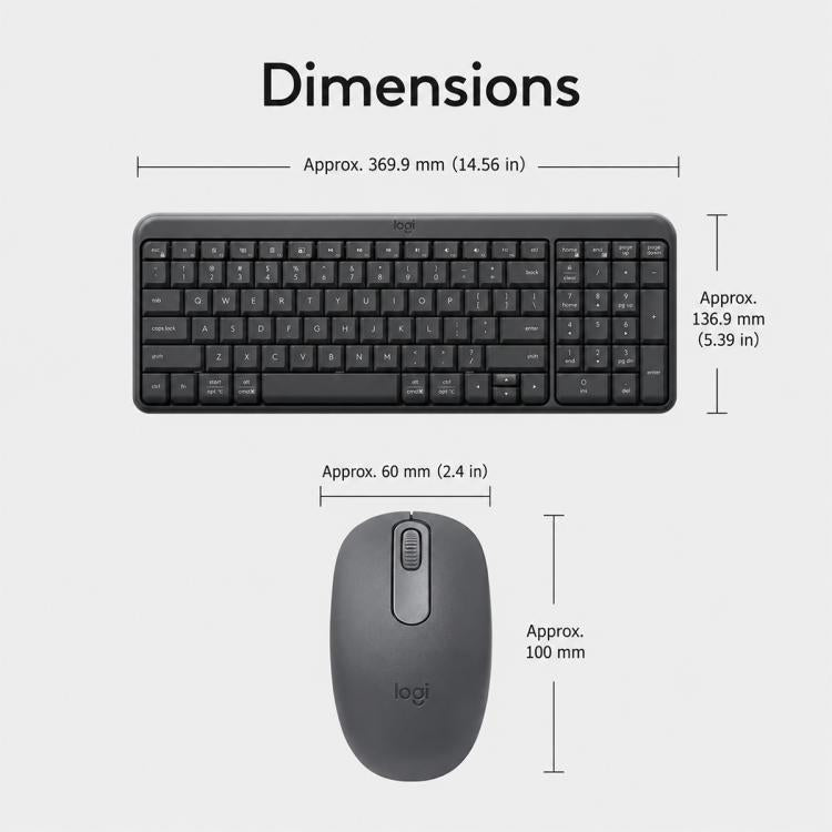 Logitech MK251 Wireless Bluetooth Keyboard and Mouse Combo — view 13