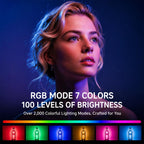Live Streaming Photography 3 Color Temperatures RGB Fill Light — view 12