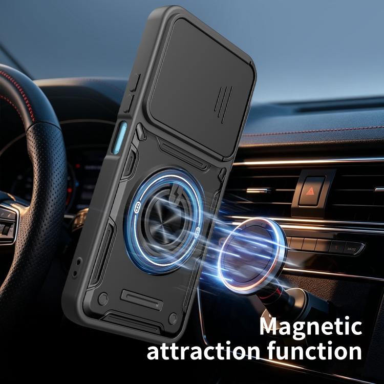 Multifunctional Sliding Camshield Ring Holder Phone Case — For Realme 15 / 15 Pro 5G