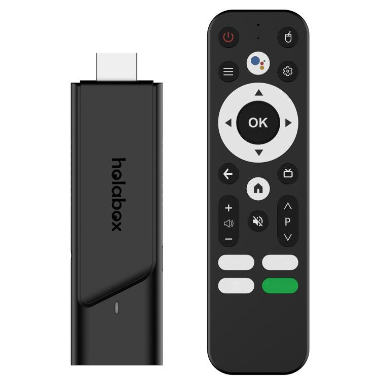 T600 HOLA BOX 4K UHD Android 11 TV Stick Amlogic S905Y4 2GB+16GB — White Logo