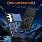 Ring Holder Lens Slide Cover Phone Case — For Realme 15x India / C85 5G