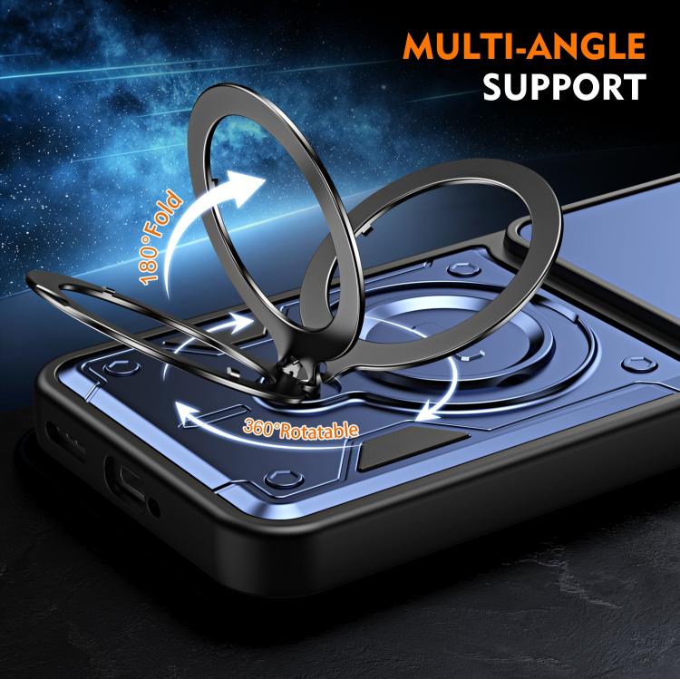 Ring Holder Lens Slide Cover Phone Case — For Realme 15 / 15 Pro 5G