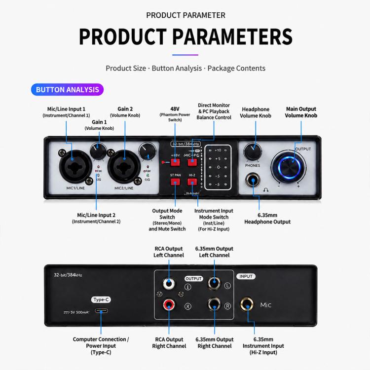 UR22MK Multi-function Professional Mixer External Live Streaming Sound Card — UR22MK