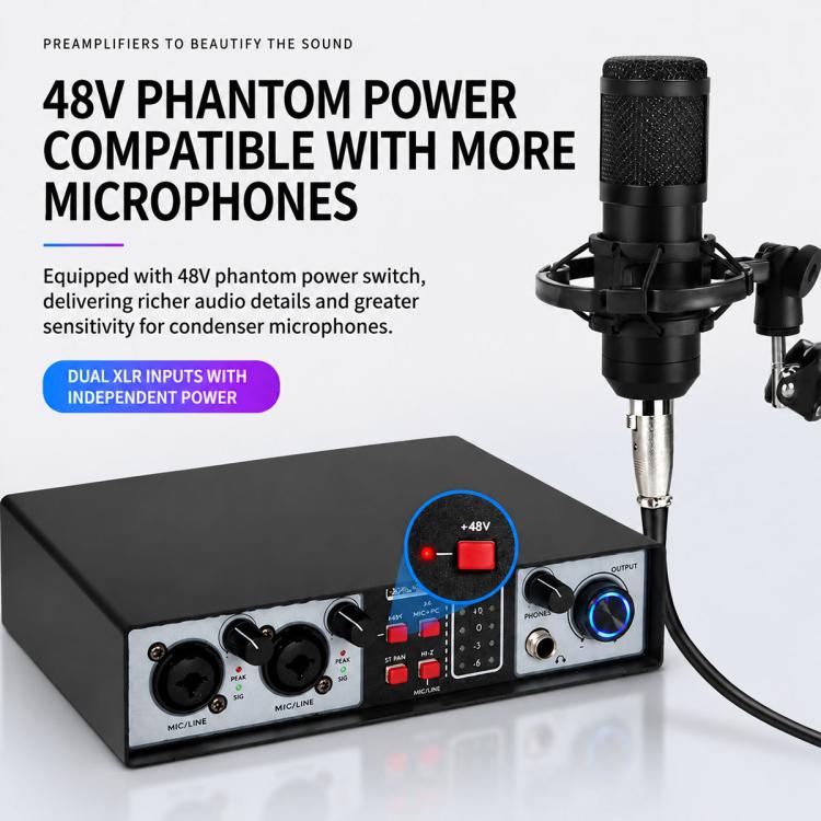 UR22MK Multi-function Professional Mixer External Live Streaming Sound Card — view 3