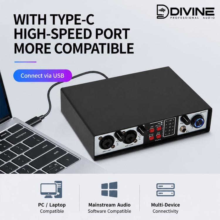 UR22MK Multi-function Professional Mixer External Live Streaming Sound Card — view 5