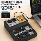 F-2A Multi-function Professional 2-way Recording Mixer USB Live Streaming Sound Card — view 12