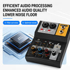 F-2A Multi-function Professional 2-way Recording Mixer USB Live Streaming Sound Card — view 9