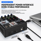 F-4A Pro Multi-function Professional Recording Mixer Bluetooth Live Streaming Sound Card — view 6