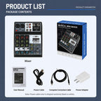 F-4A Pro Multi-function Professional Recording Mixer Bluetooth Live Streaming Sound Card — view 8