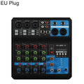 F-5A Multi-function Professional 5-way Recording Mixer Bluetooth Live Streaming Sound Card