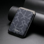 ESEBLE S8 PU Leather Letter Texture Magnetic Mobile Phone Card Slots — Black