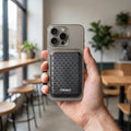 ESEBLE S9 PU Leather Triangular Shield Magnetic Mobile Phone Card Slots