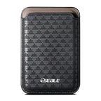 ESEBLE S9 PU Leather Triangular Shield Magnetic Mobile Phone Card Slots — Black