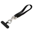 Sparkling Rhinestone Phone Charm Strap with Tether Pad