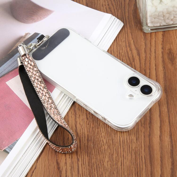 Sparkling Rhinestone Phone Charm Strap with Tether Pad — view 18