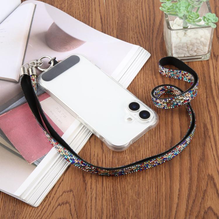 Sparkling Rhinestone Phone Lanyard with Pad — view 17