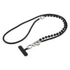 Sparkling Rhinestone Pearl Phone Lanyard with Detachable Crystal Beads