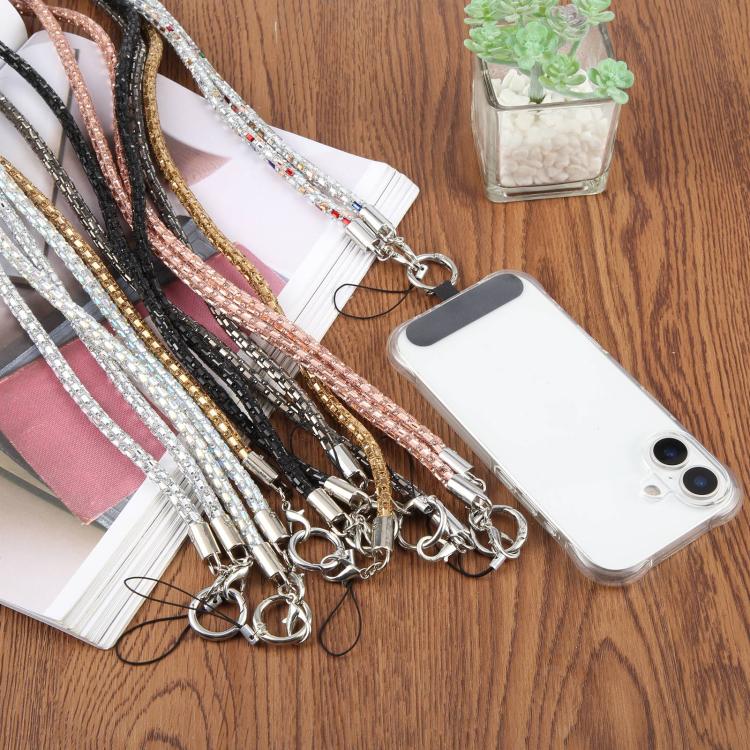 Flashing Square Phone Long Lanyard with Pad — view 10