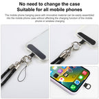 Flashing Square Phone Long Lanyard with Pad — view 12