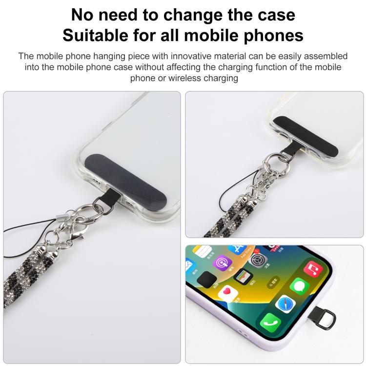 Sparkling Rhinestone Studded Long Phone Strap — view 21