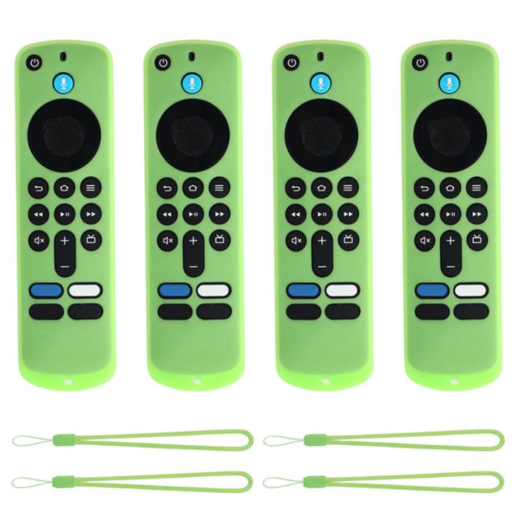 XDcase 4pcs Soft Silicone Protective Case with Mini Strap — Red