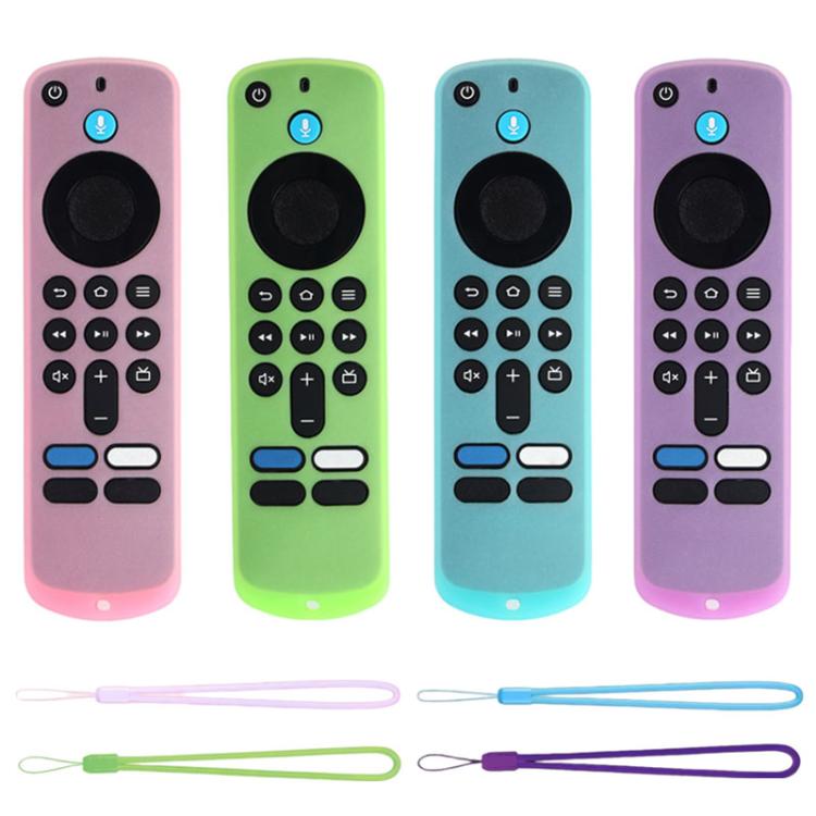 XDcase 4pcs Soft Silicone Protective Case with Mini Strap — Luminous Purple