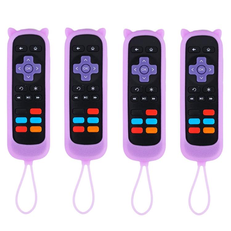XDcase 4pcs Cute Cat Ears Silicone Protective Case with Mini Strap — Black