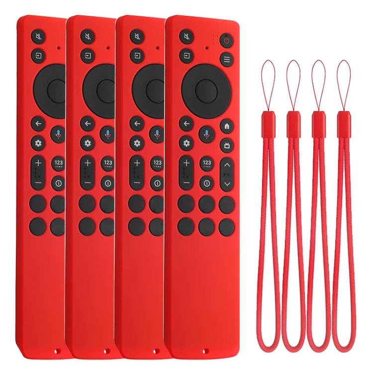 XDcase 4pcs Soft Silicone Protective Case with Mini Strap