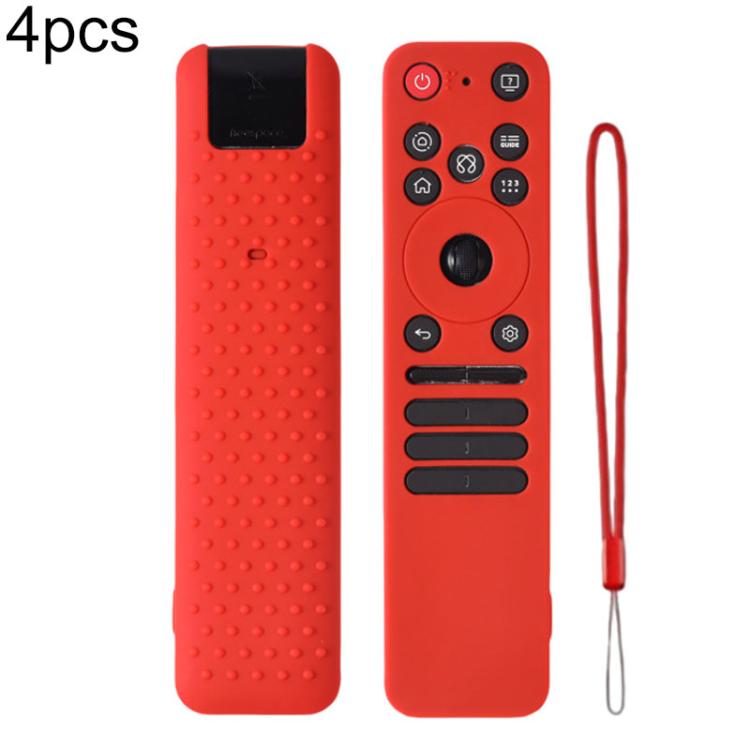 XDcase 4pcs Soft Silicone Protective Case with Mini Strap