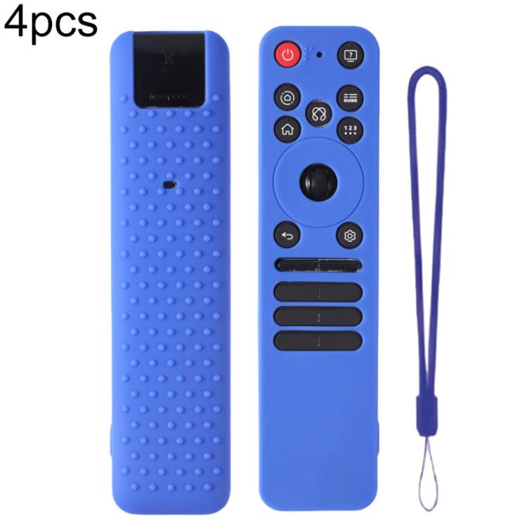 XDcase 4pcs Soft Silicone Protective Case with Mini Strap — Luminous Green