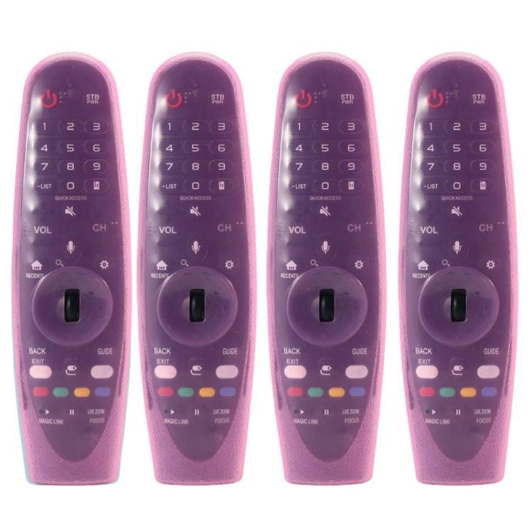XDcase 4pcs Soft Silicone Jelly Protective Case — For LG MR600 / MR650 Magic Remote