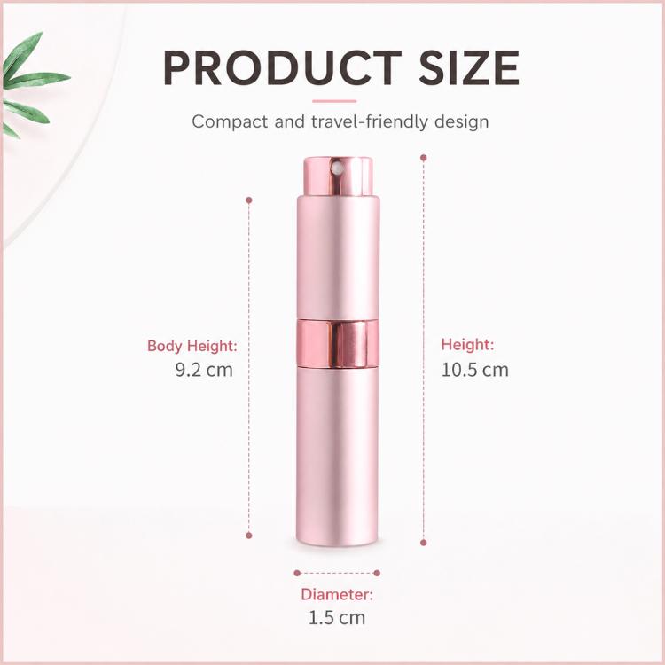 8ML Twist Up Portable Mini Refillable Perfume Atomizer — view 2