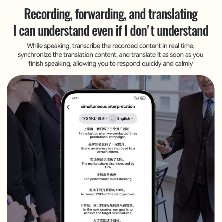A3 One-key Ultra-thin AI Smart Voice Recorder Support AIREC-APP