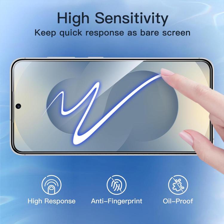 Kalebol 10pcs High-Aluminum Screen-Printed Full-Coverage Black-Border Privacy Tempered Glass Film