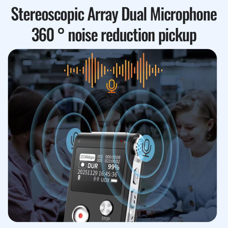 X1 Classic Professional Noise-Canceling Voice Recorder