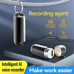 S1A Keychain Mini Smart AI Voice Recorder