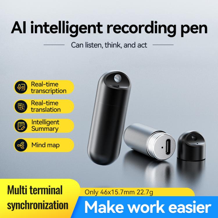 S1A Keychain Mini Smart AI Voice Recorder