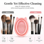 Rabbit Ear Makeup Tool Foldable Silicone Cleaning Bowl — view 11