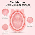 Rabbit Ear Makeup Tool Foldable Silicone Cleaning Bowl — view 3