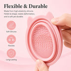 Rabbit Ear Makeup Tool Foldable Silicone Cleaning Bowl — view 4