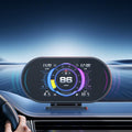 P27 Multi-functional LCD HD OBD2 GPS Gauge Speedometer