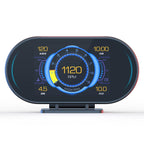 P27 Multi-functional LCD HD OBD2 GPS Gauge Speedometer
