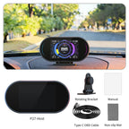 P27 Multi-functional LCD HD OBD2 GPS Gauge Speedometer