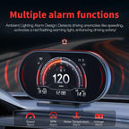 P27 Multi-functional LCD HD OBD2 GPS Gauge Speedometer