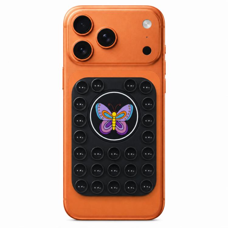 Butterfly Reusable Silicone Magnetic Phone Holder