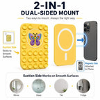 Butterfly Reusable Silicone Magnetic Phone Holder